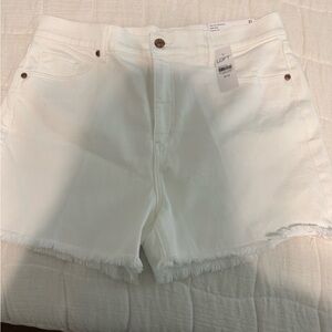LOFT Women's White Denim Shorts